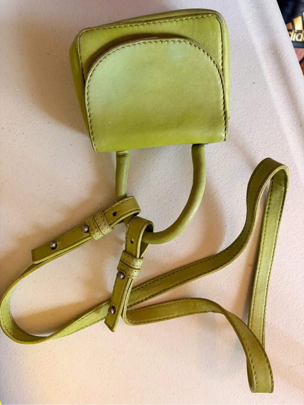 Free People Lime Green Mini Crossbody Bag adorable